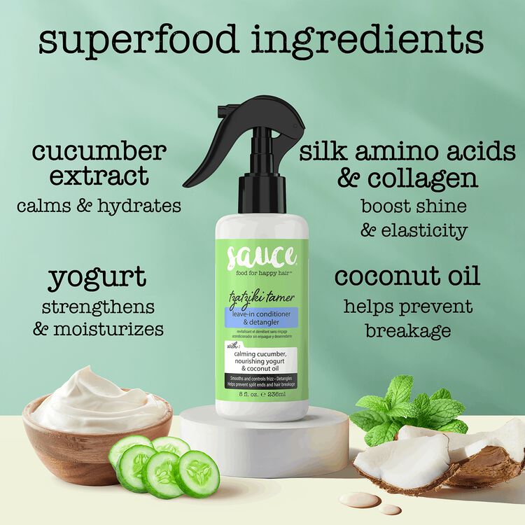 Tzaziki Taming Spray Leave-In Conditioner and Detangler