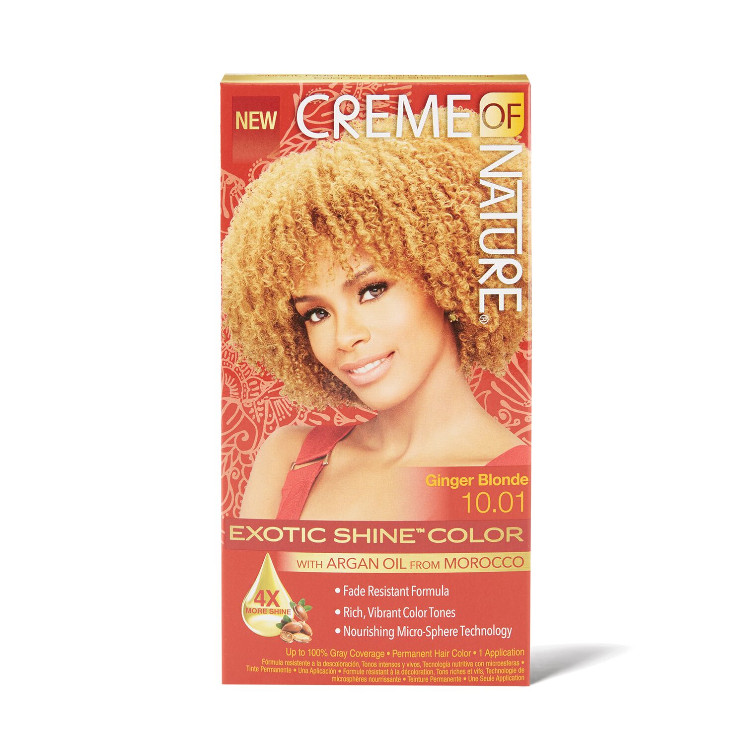 Exotic Shine Ginger Blonde Permanent Hair Color by Creme of Nature