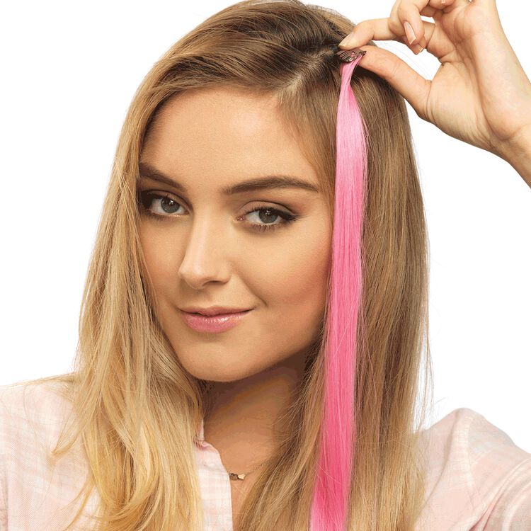Hairdo Pop Color Strip Extension Pink Sprinkles