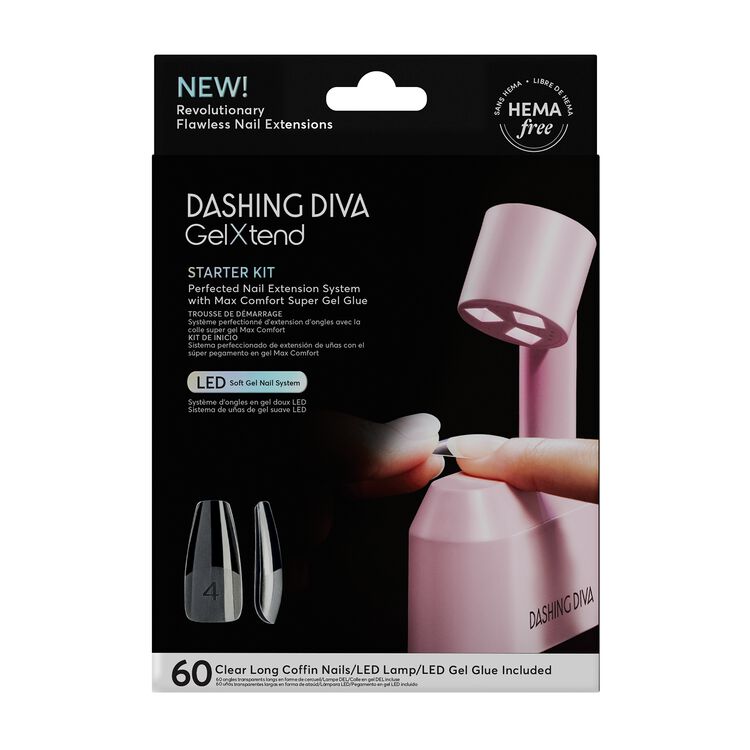 GelXtend Long Coffin Nail Tips
