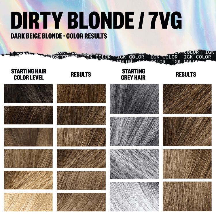 Dirty Blonde Permanent Color Kit