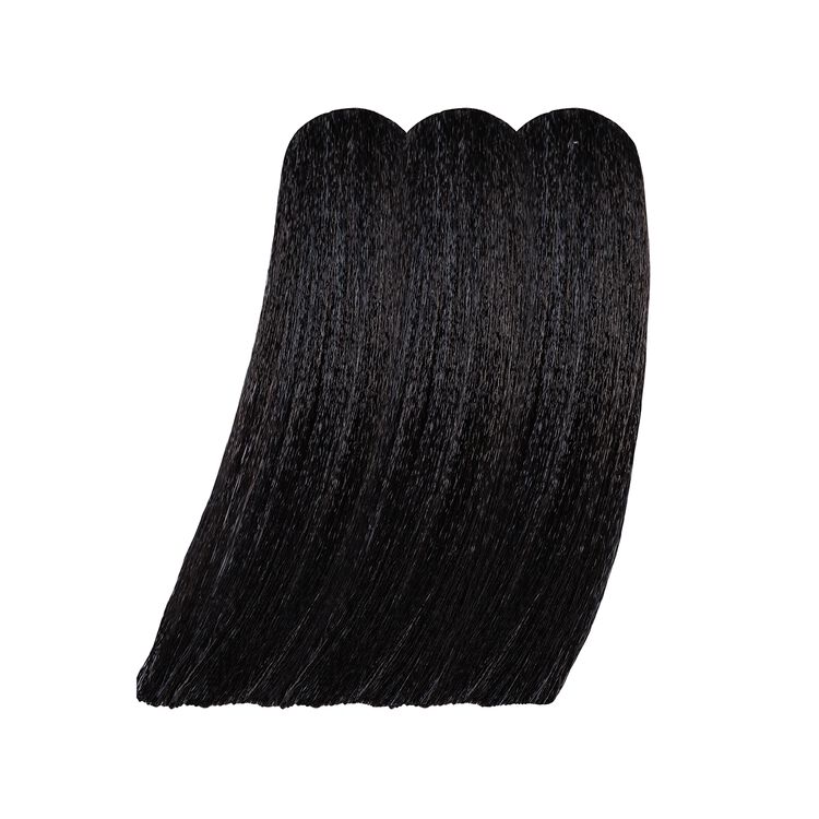 Jet Black Men's Beard and Mustache Color