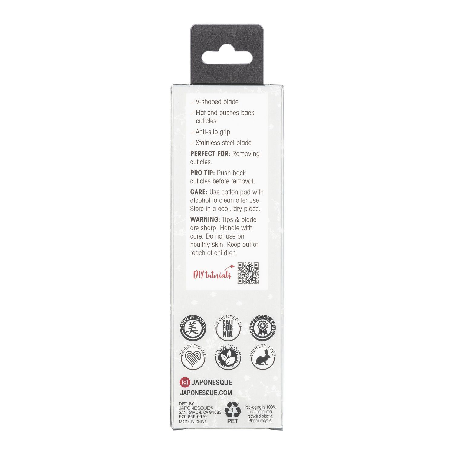 Japonesque Soft Touch Cuticle Remover cuticle care, nail tools