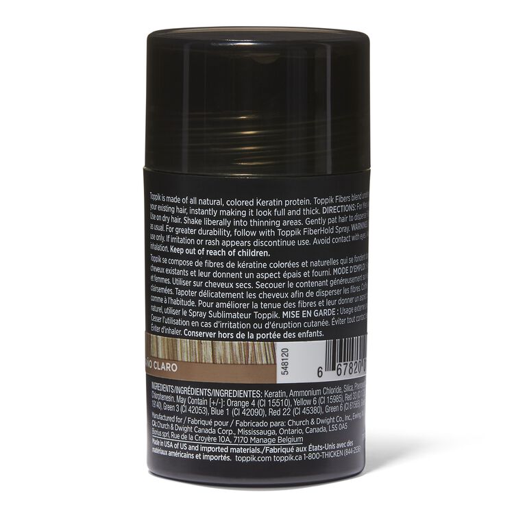 Light Brown Hair Building Fibers .42 oz