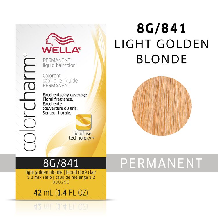Light Golden Blonde colorcharm Liquid Permanent Hair Color