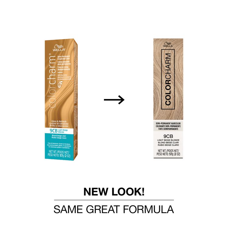 9CB Light Beige Blonde Demi Permanent Cream Hair Color