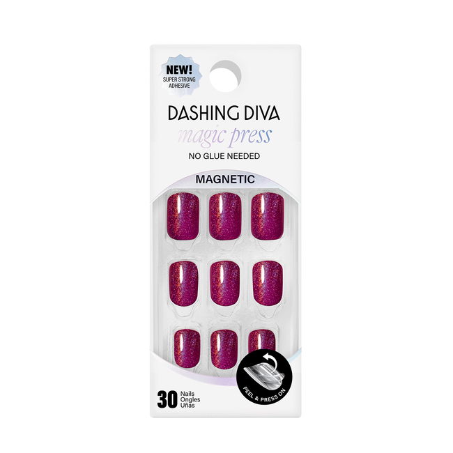 Dashing Diva Magic Press Premium Press-On Nails Hologlow Orchid