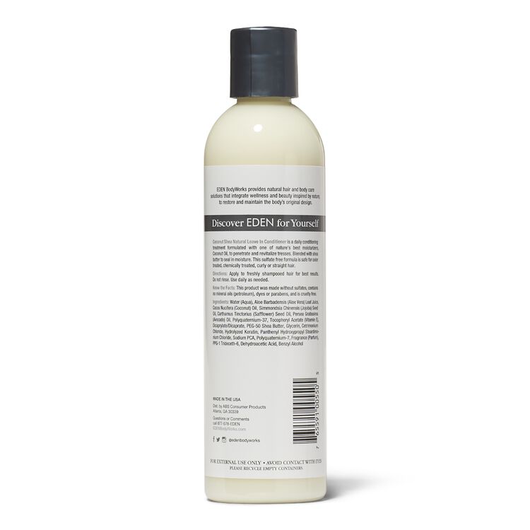 Eden Bodyworks All Natural Coconut Shea Leave In Conditioner