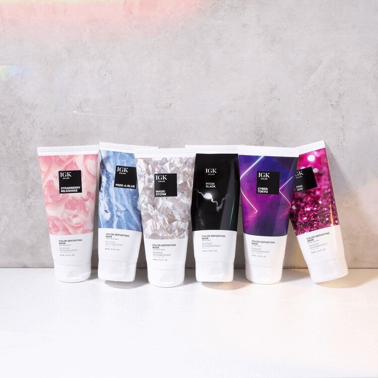 Peek-A-Blue Color Depositing Mask