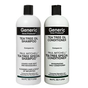 GVP Tea Tree Oil Bundle Compare to Paul Mitchell Tea Tree Shampoo & Conditioner