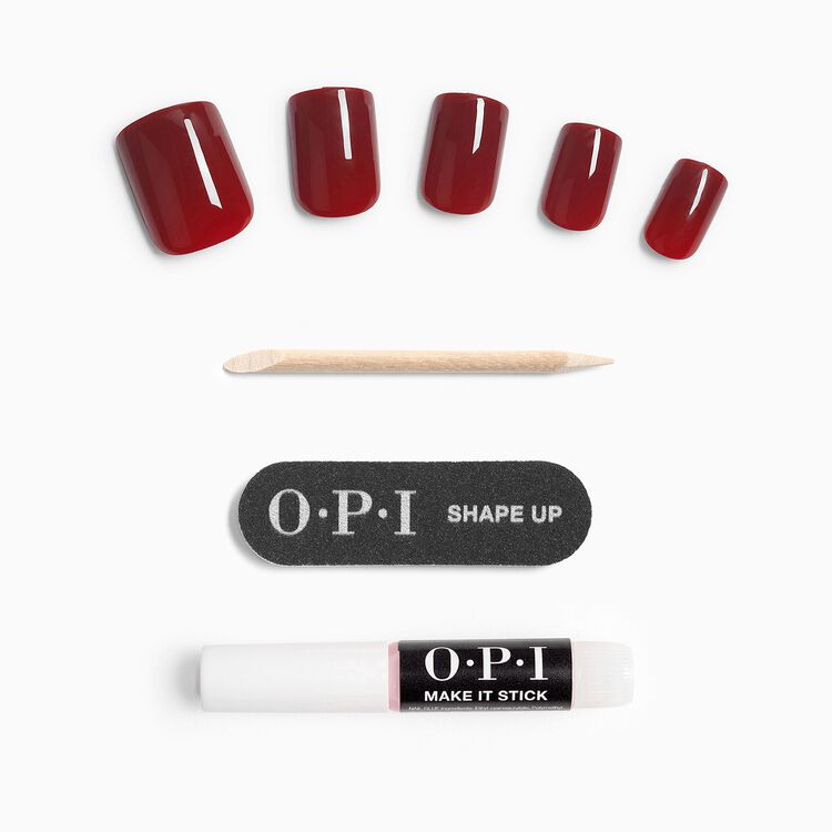 OPI Got The Blues for Red Press-On Nails