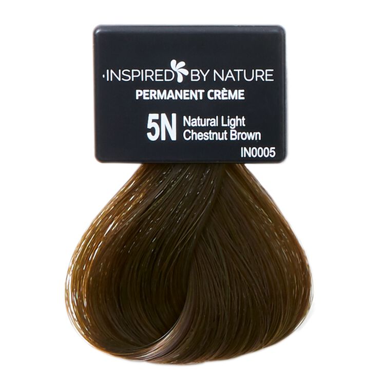 Inspired By Nature Ammonia-Free Permanent Hair Color Natural Light Chestnut  Brown 5N | Permanent Hair Color | Sally Beauty