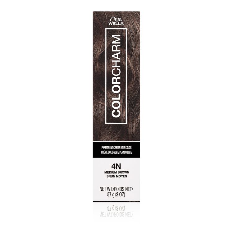 4N Medium Brown Permanent Cream Hair Color