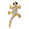 Gecko Charm Gold