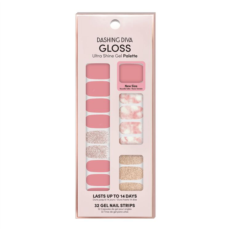 Dashing Diva Dream Big Ultra Shine Gel Strips Press On Nail Kits Sally Beauty
