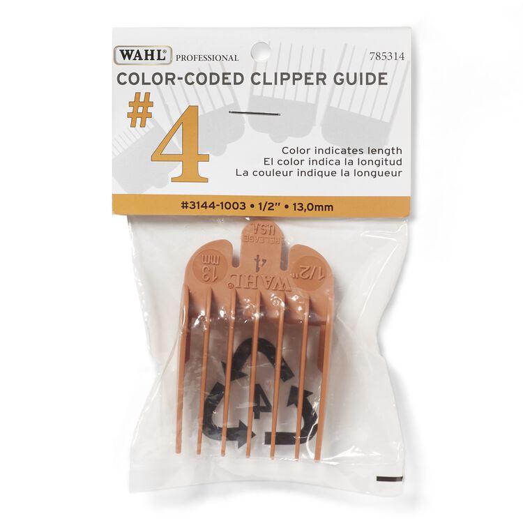 4 Color Coded Clipper Guide 1 2 In By Wahl Hair Clipper