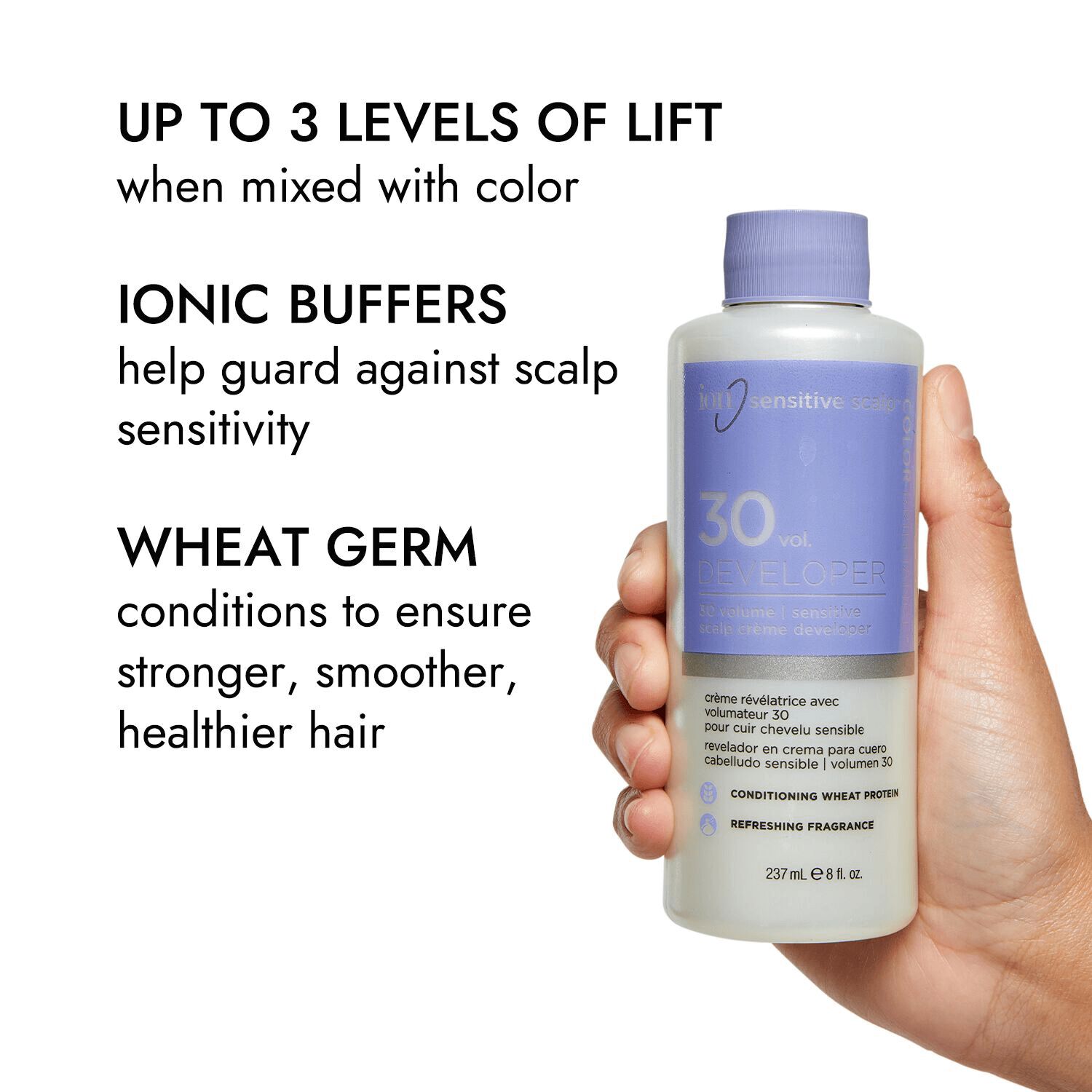 ion Sensitive Scalp 30 Volume Creme Developer 8 oz Color Developers