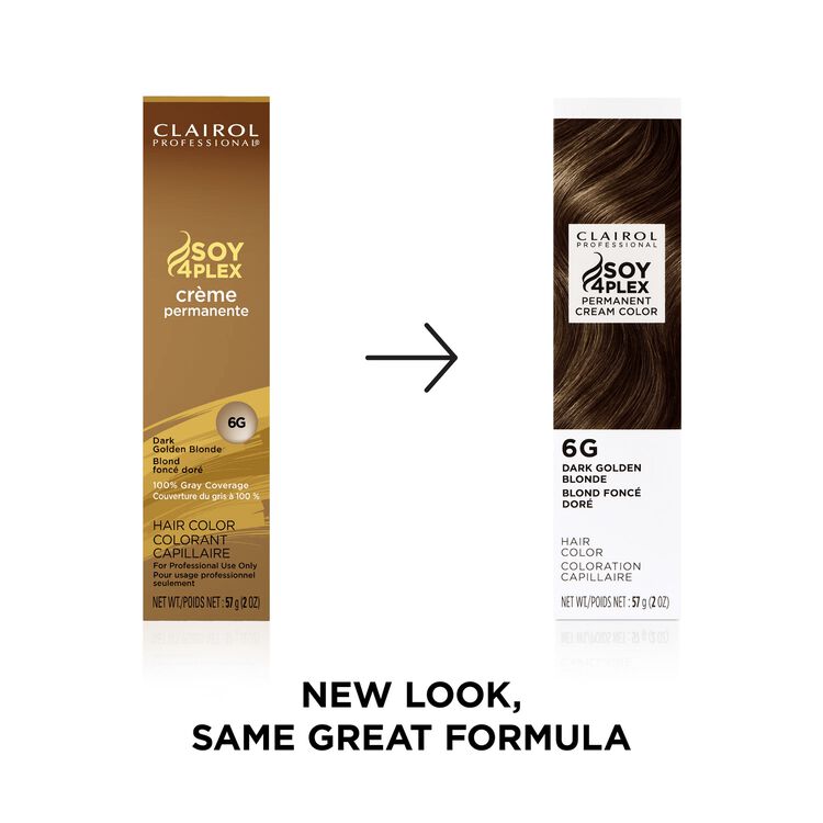 6G Dark Golden Blonde Permanent Cream Hair Color