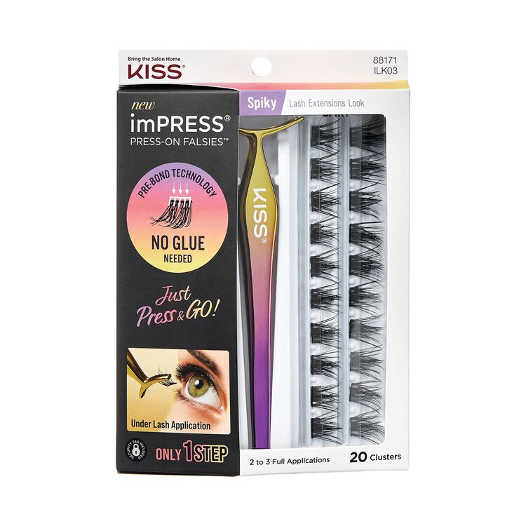 imPRESS Press-On Falsies Eyelash Clusters - Spiky