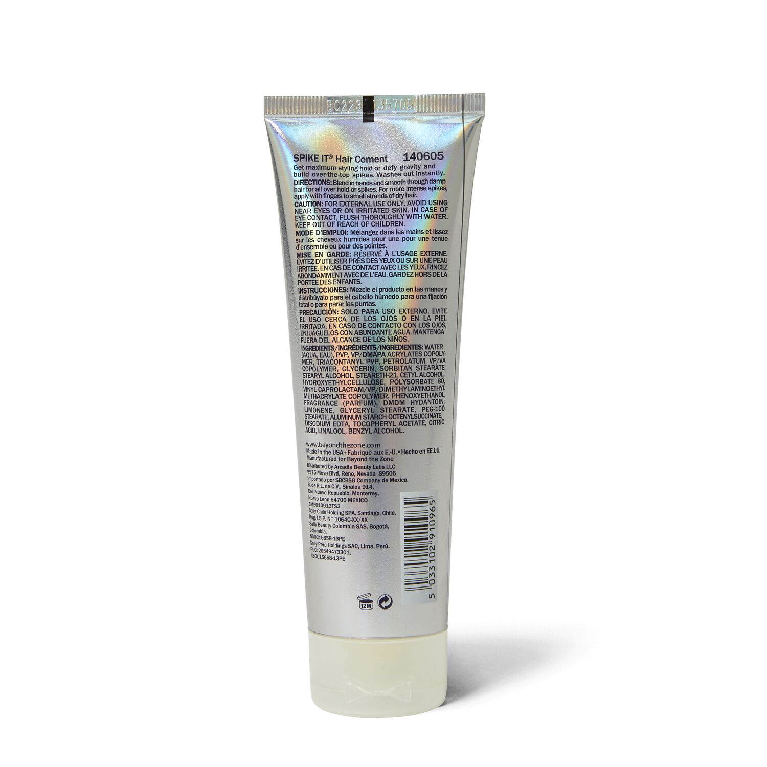 Beyond the Zone Spike It Hair Cement - Thumbnail 2