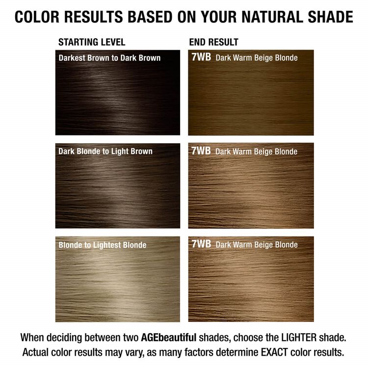 7WB Dark Warm Beige Blonde Liqui-Creme Permanent Haircolor