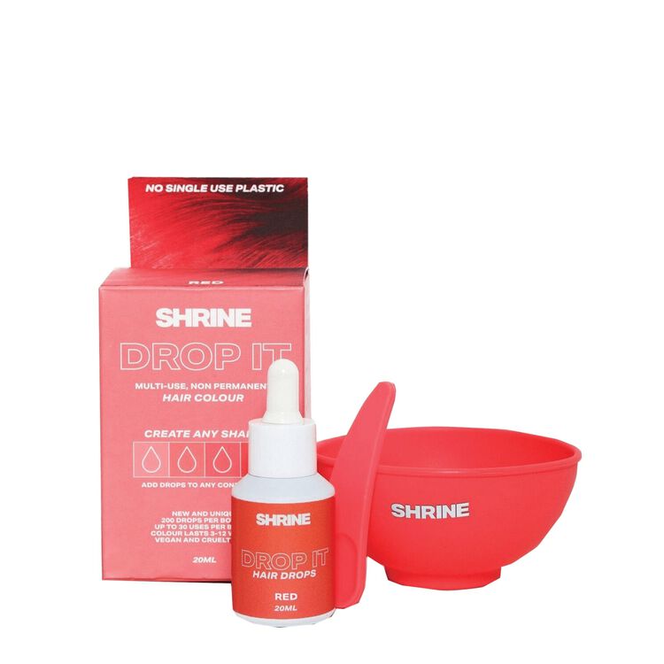 Red Semi-Permanent Hair Dye Drops