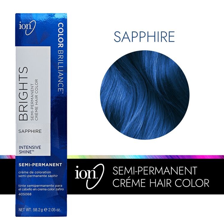 Sapphire Semi Permanent Hair Color