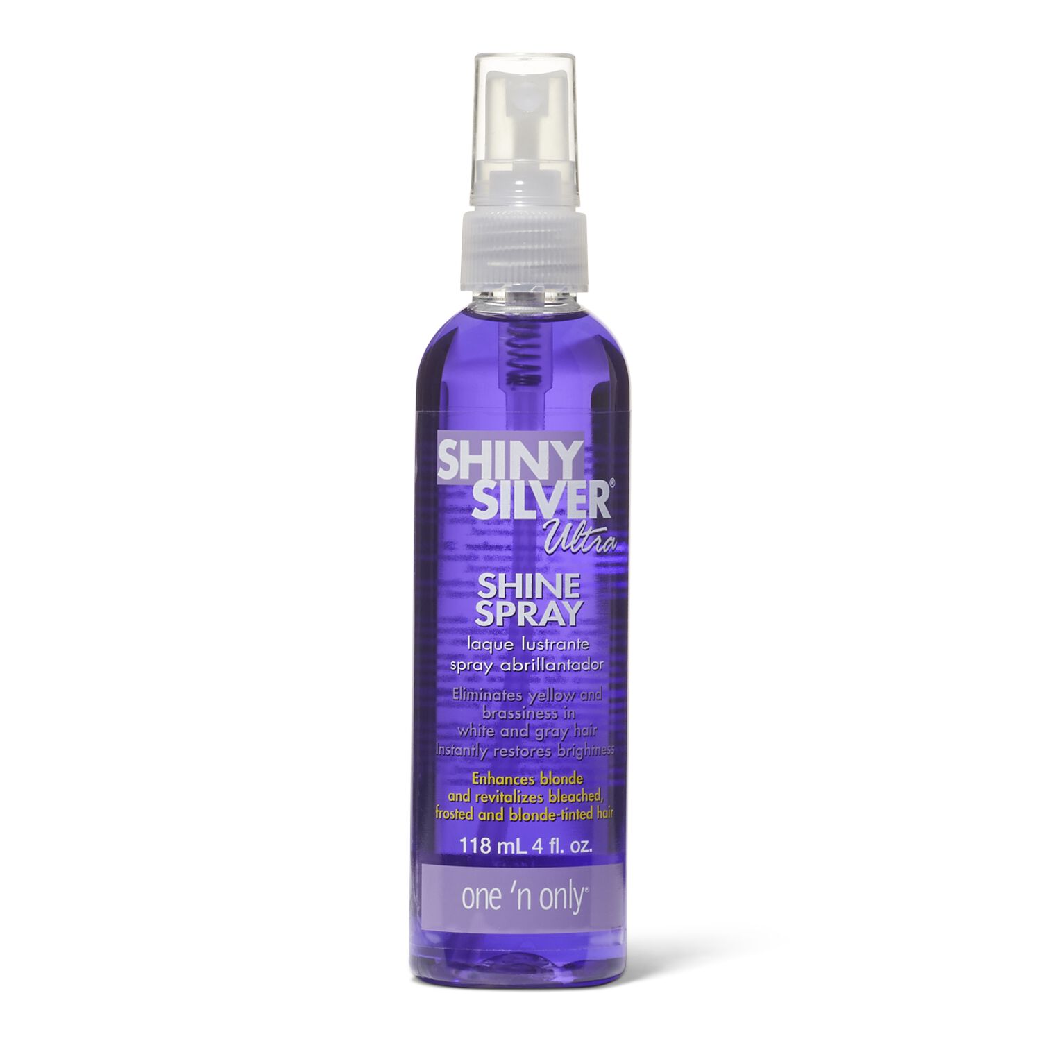 One ’n Only Shiny Silver Ultra Shine Spray at Sally Beauty