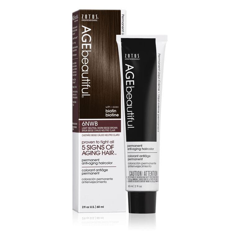6NWB Light Neutral Warm Beige Brown Permanent Liqui-Creme Hair Color