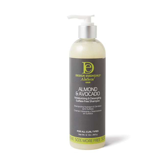 Almond & Avocado Moisturizing Shampoo by Design Essentials, Shampoo, Textured Hair