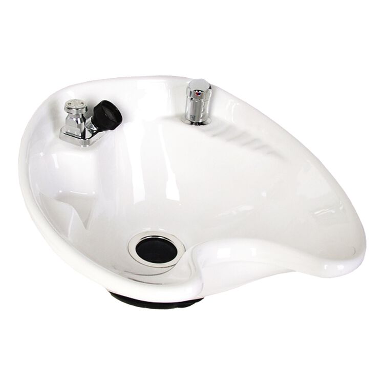 White 8700 Tilting Porcelain Shampoo Bowl