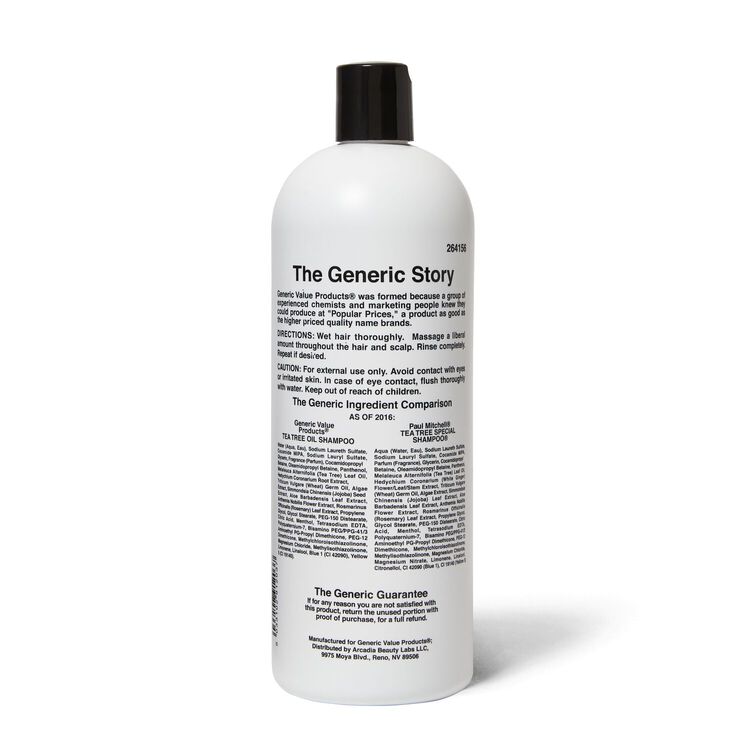 Tea Tree Oil Shampoo Compare to Paul Mitchell Tea Tree Special Shampoo 33.8 oz