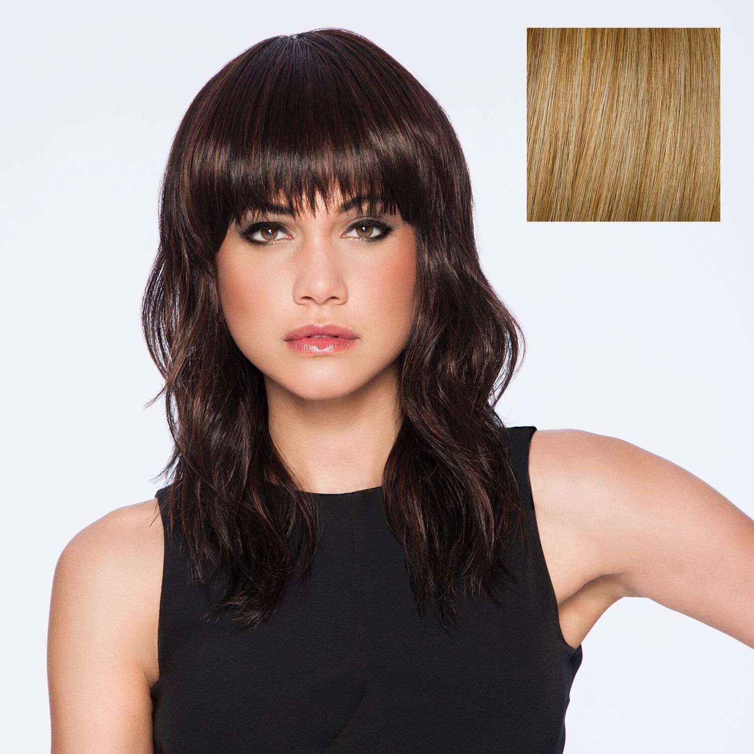 Hairdo Wave Cut Wig Rooted Ginger Blonde Synthetic Hair Extensions