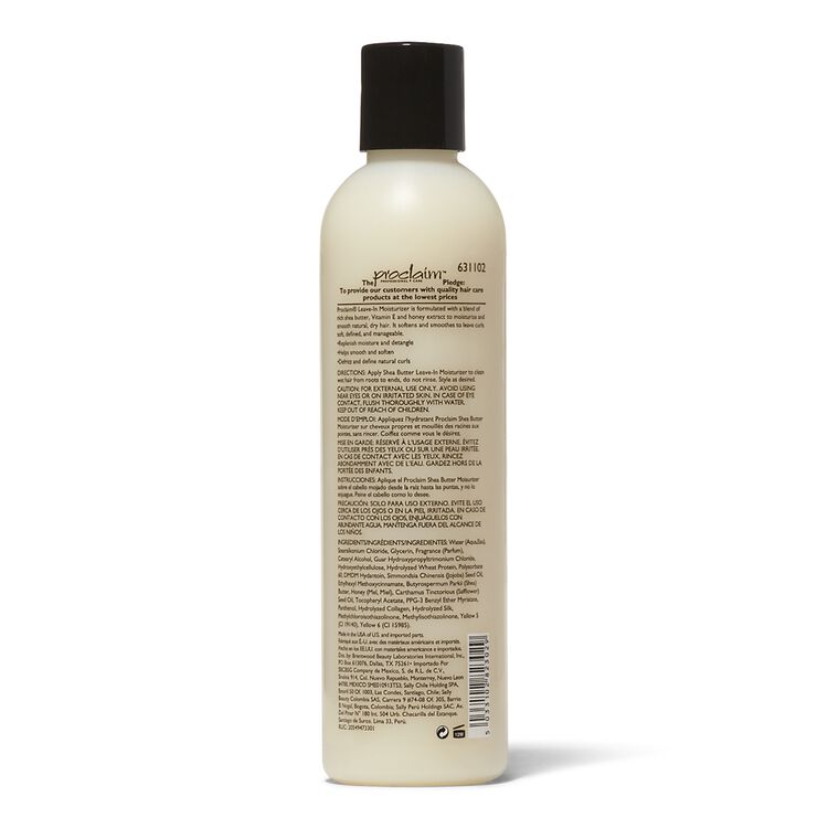 Proclaim Shea Butter Leavein Moisturizer Conditioner Textured Hair