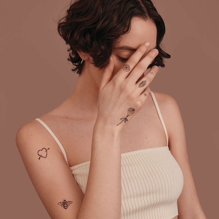 The Embroidered Pack Temporary Tattoos