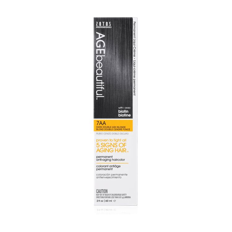 7AA Dark Double Ash Blonde Permanent Liqui-Creme Hair Color