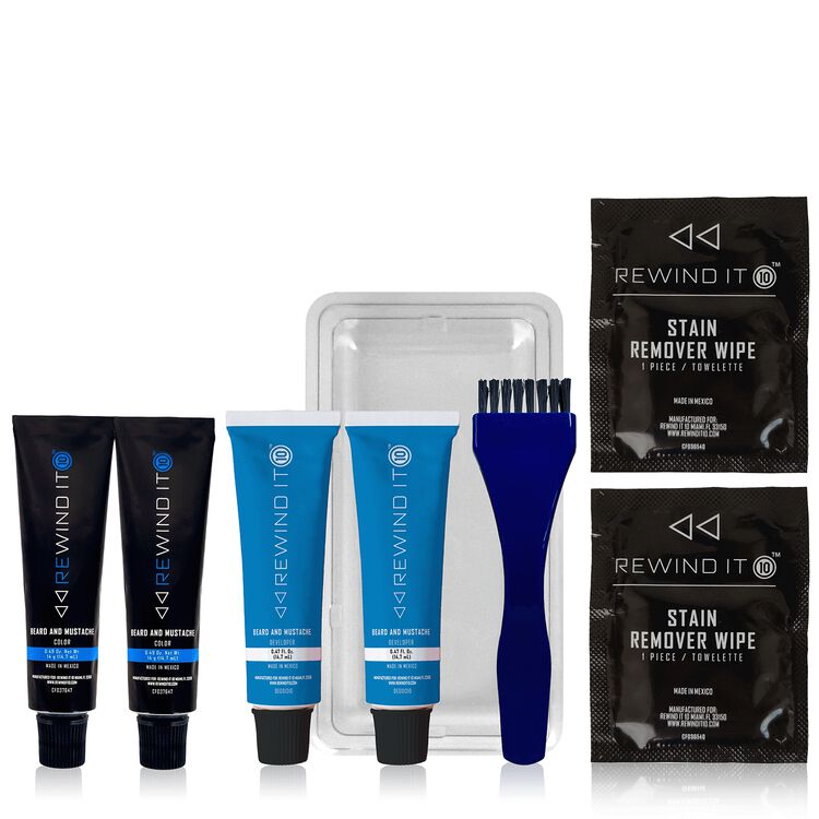 Beard & Mustache Color Real Black