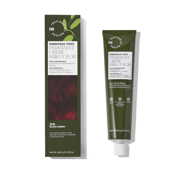 Ammonia-Free Permanent Hair Color Black Cherry 3IR
