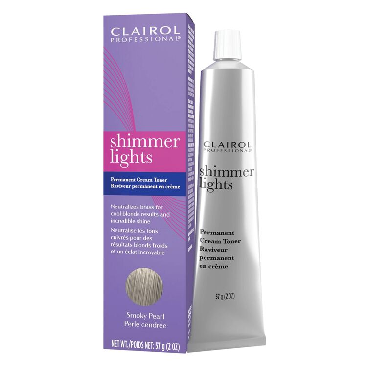 span diktator kondom Clairol Professional Shimmer Lights Smoky Pearl Permanent Cream Toner |  Hair Color | Sally Beauty