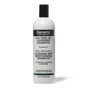 Tea Tree Oil Lavender Shampoo Compare to Paul Mitchell Lavender Mint Moisturizing Shampoo 16oz
