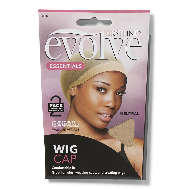 Wig Cap - One Size Fits All - Black Colour (Pack of 2) - Thin