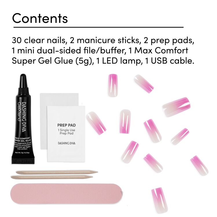 Pitaya Punch GelXtend Design Nails