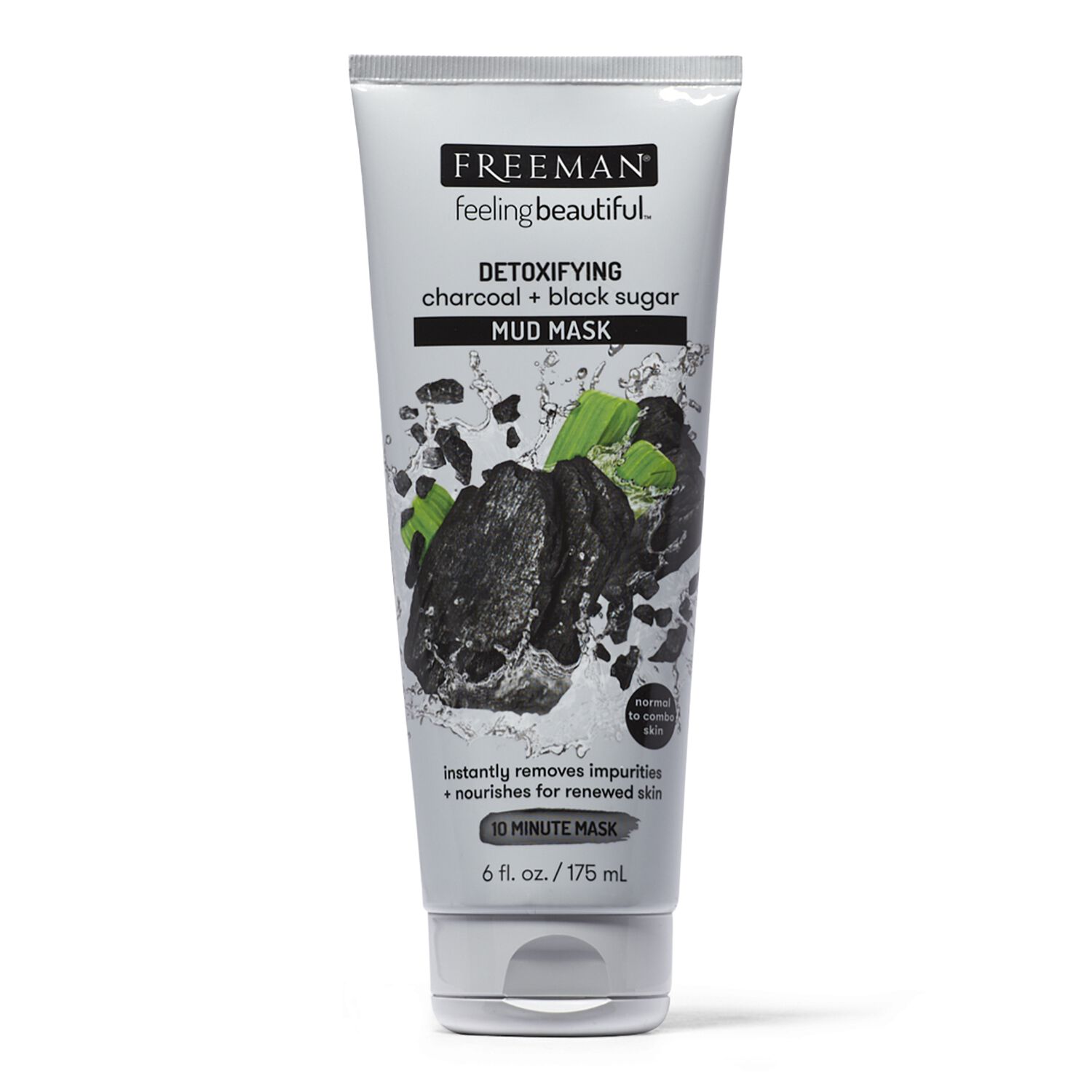 Freeman Feeling Beautiful Charcoal & Black Sugar Mud Mask