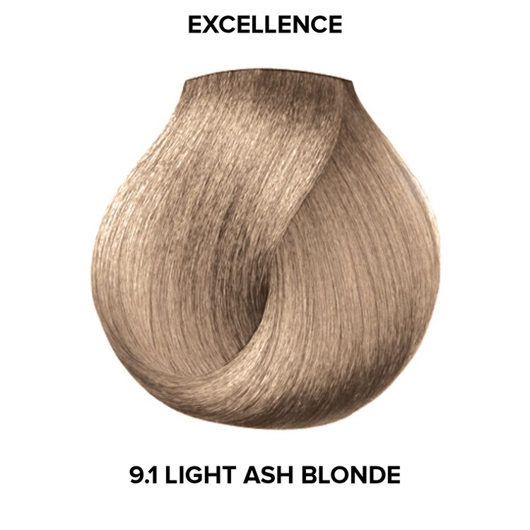 9.1 Light Ash Blonde Permanent Creme Hair Color