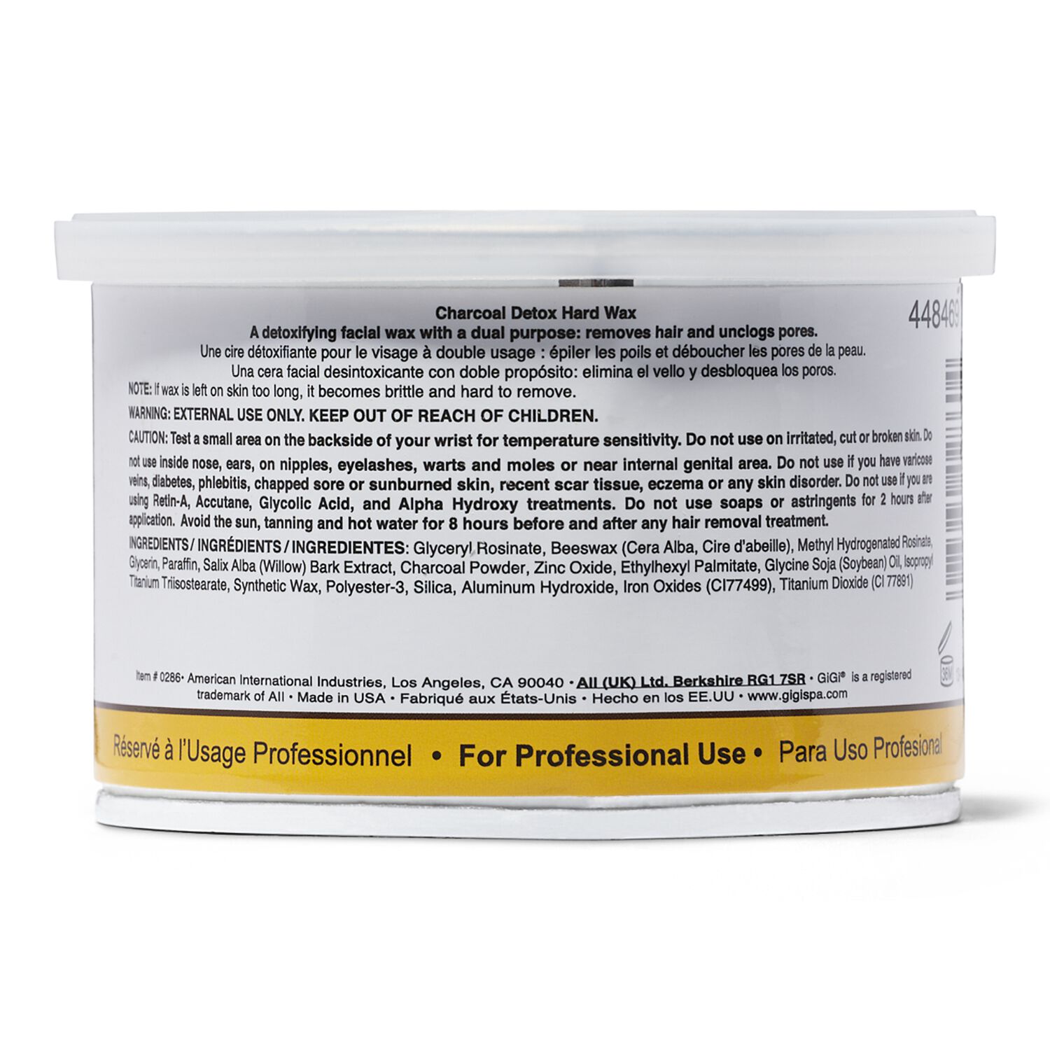 Gigi Charcoal Detox Hard Wax