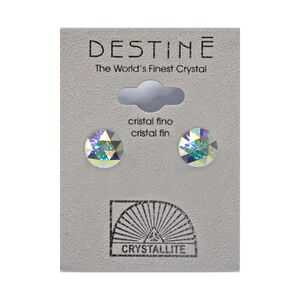 Destine Earrings Rose Cut Crystal AB