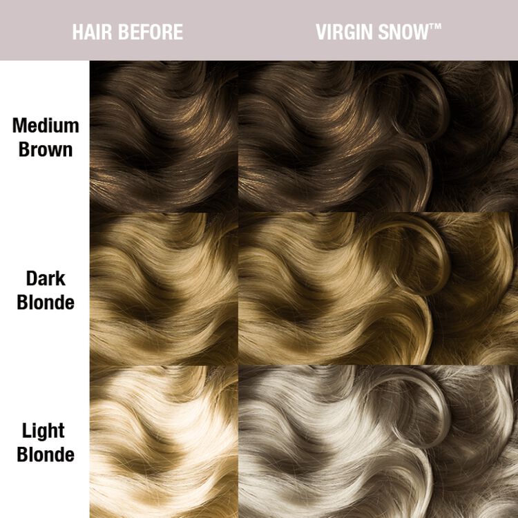 Virgin Snow Semi Permanent Cream Hair Color