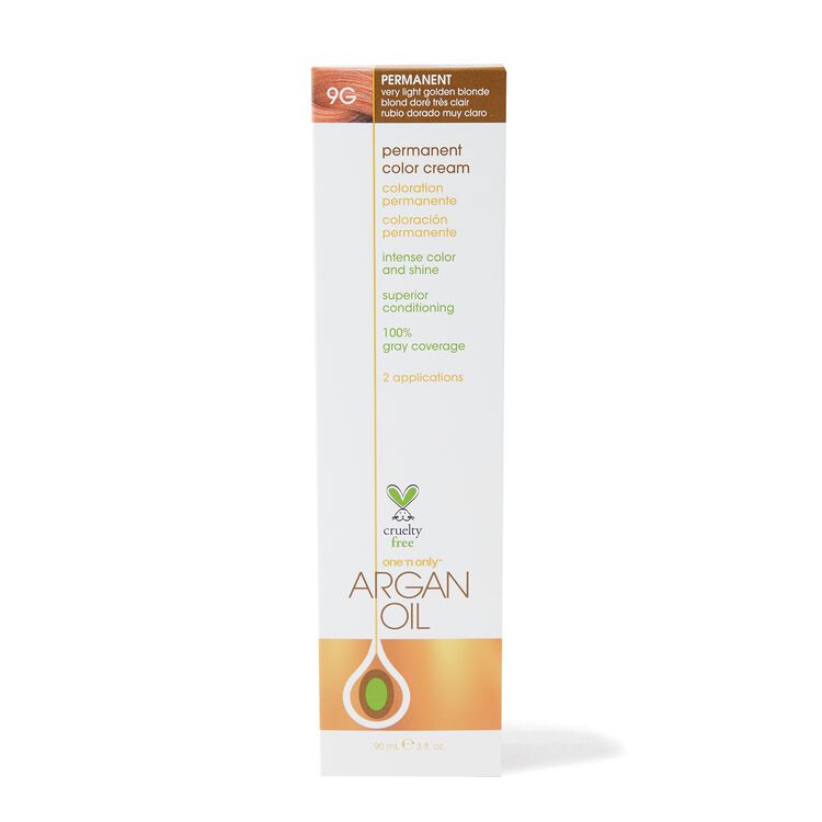 Argan Oil Permanent Color Cream 9G Very Light Golden Blonde