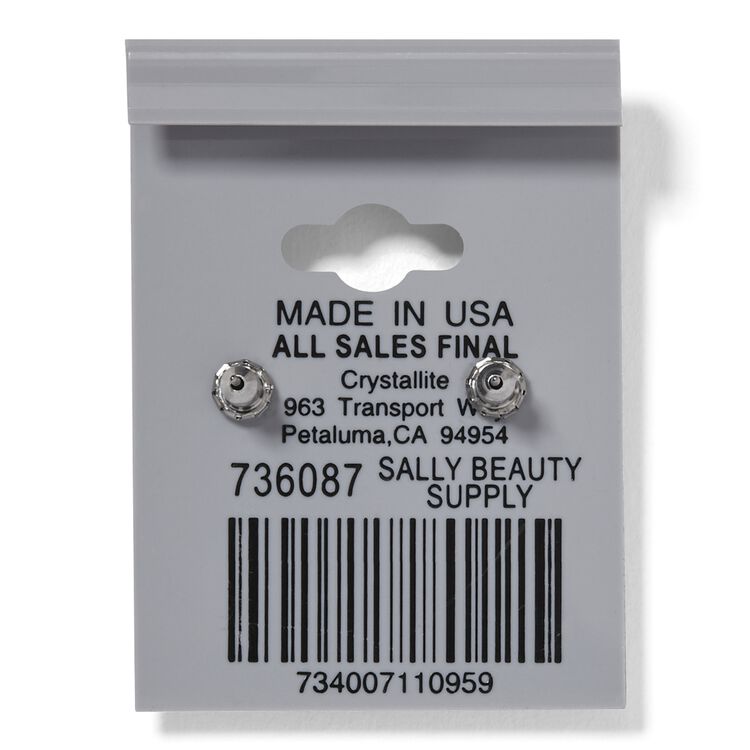 Destine Violet Snowflake Earrings