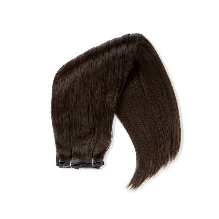 Dark Brown 18 Inch Seamless Clip-in Hair Extensions